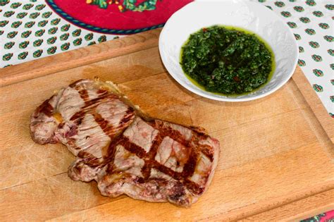 Faux-filet sauce chimichurri - Ma Cuillère Hispanique