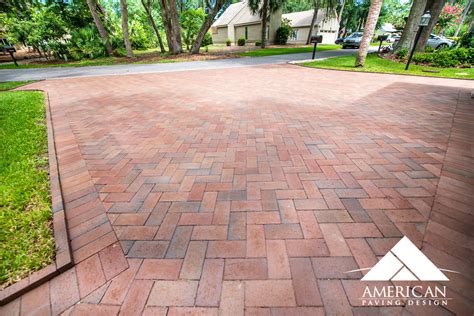 Concrete Paver Herringbone Pattern