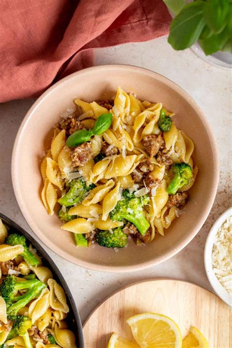 Sausage and Broccoli Pasta - Carmy - Easy Healthy-ish Recipes