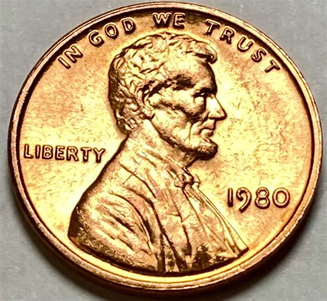 1980 P Lincoln Memorial Cent Small Cents - For Sale, Buy Now Online ...