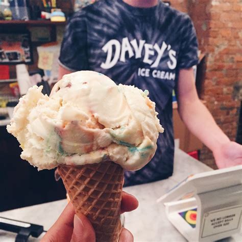 Davey's ice cream in New York City. | Ice cream, Desserts, Foodie
