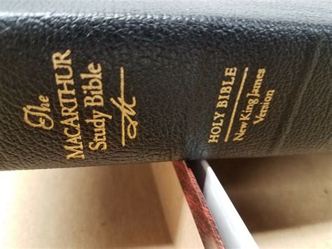 MacArthur Study Bible by John MacArthur (2004, Leather) for sale online ...