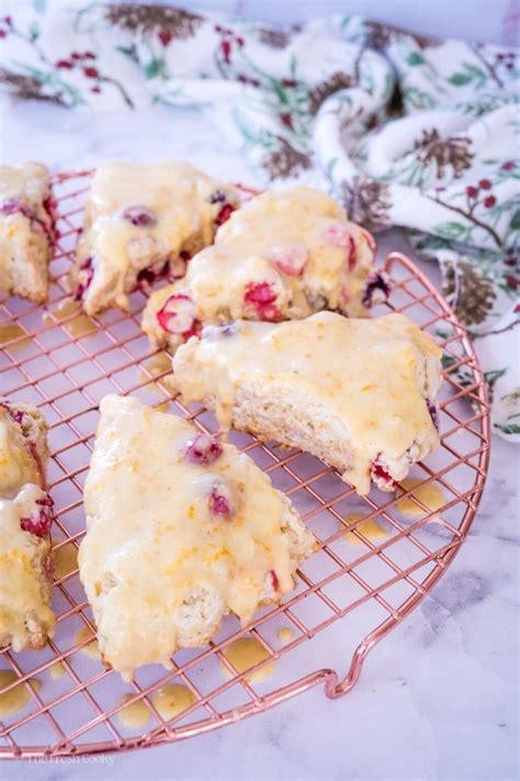 Cranberry Orange Scone Recipe - The Fresh Cooky