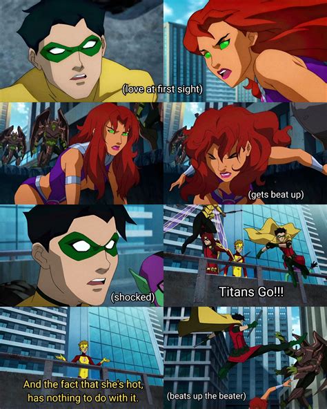 Young Justice Robin And Starfire