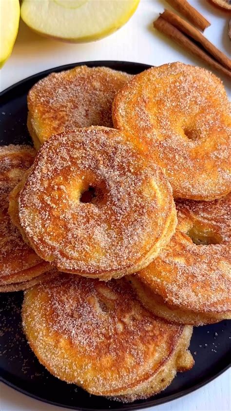 Fried Cinnamon Apple Ring Recipe | Lekker eten, Eten en drinken, Eten ...