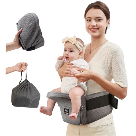 Amazon.com: SUNVENO Baby Carrier, Foldable Baby Hip Seat Carrier with ...