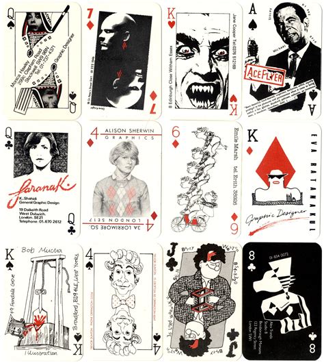 The 52 Club — The 52 Club Designers and Artists playing cards — The ...