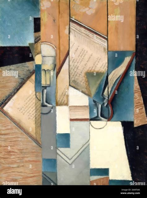 Painting spanish cubist artist Stock Vector Images - Alamy