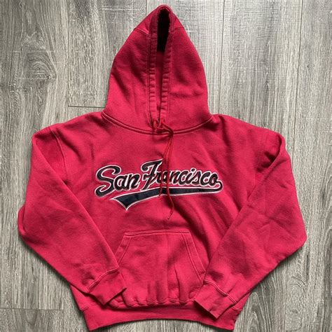 Tillys Red and Black Hoodie | Depop