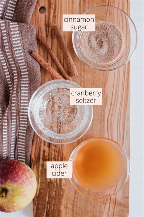 Easy Sparkling Apple Cider Mocktail (Two Ingredients!) - The Balanced ...