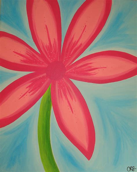 Simple Easy Flower Painting Ideas For Beginners