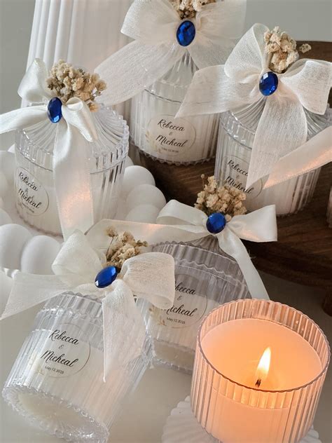 Personalized Wedding Candle Favors, Bulk Wedding Favor for Guest, Royal ...