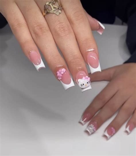 Hello Kitty Acrylic Nail Designs