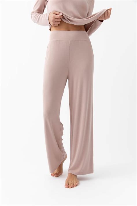 Women’s Bamboo Rib-Knit Lounge Pant | Lounge wear, Matching loungewear ...