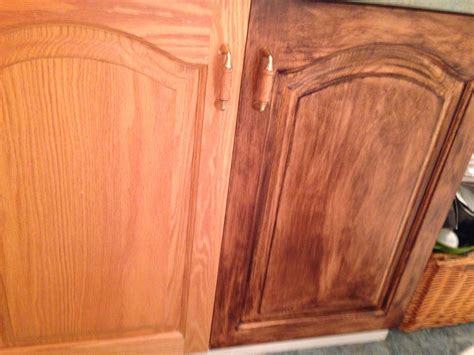 Oak Vanity Cabinet Stains