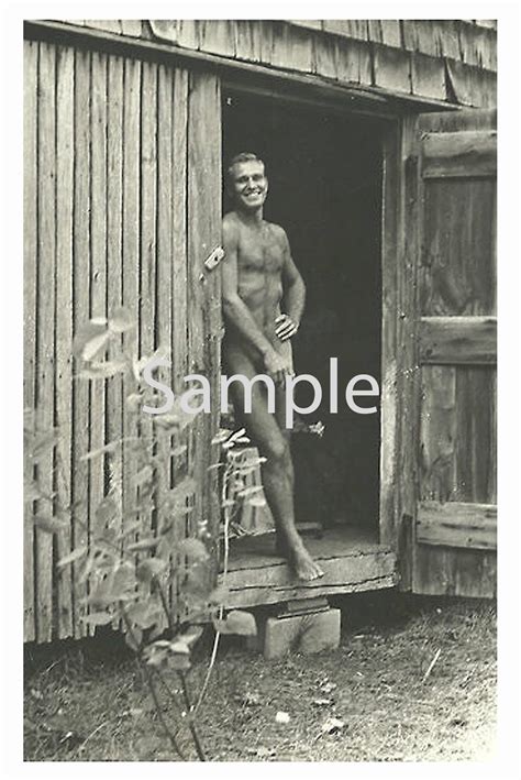 Vintage 1940's Photo Reprint Handsome Muscular Nude Soldier Stands by Shower Gay Interest 161 - Etsy