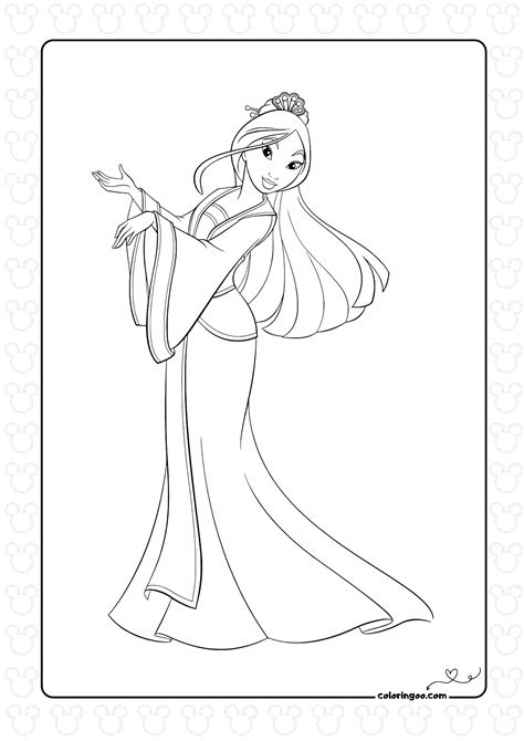 Fa Mulan Coloring Pages