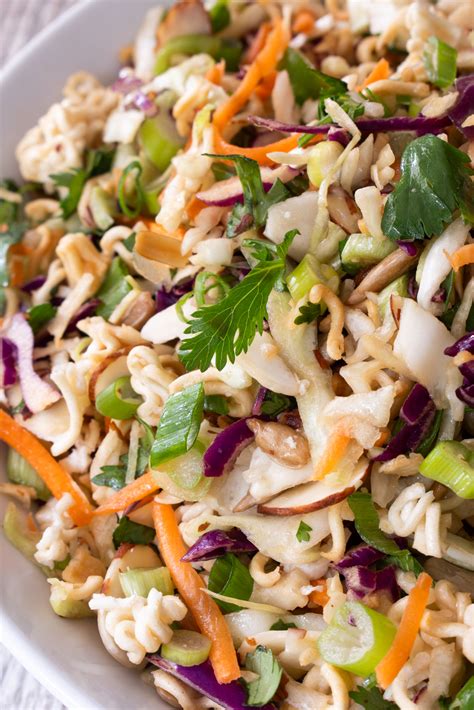 Asian Ramen Noodle Salad | For the Love of Cooking