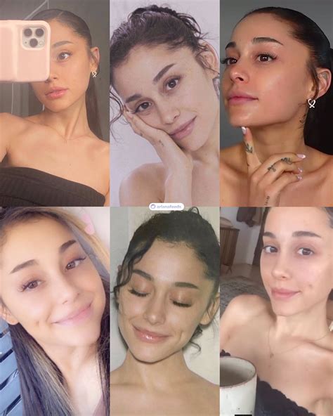 Ariana Grande Without Makeup Before And After