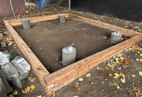 Concrete Shed Foundation