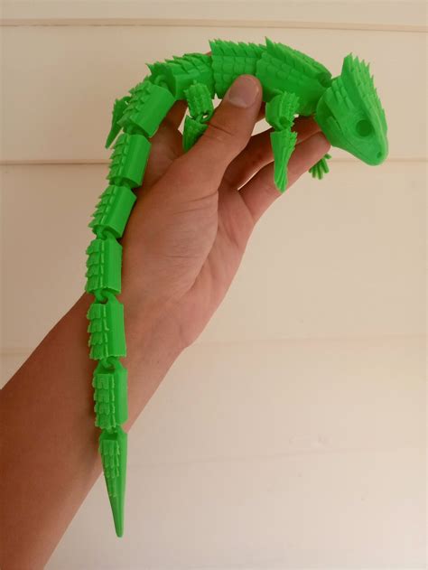 3d Printed Articulated Lizard - Etsy