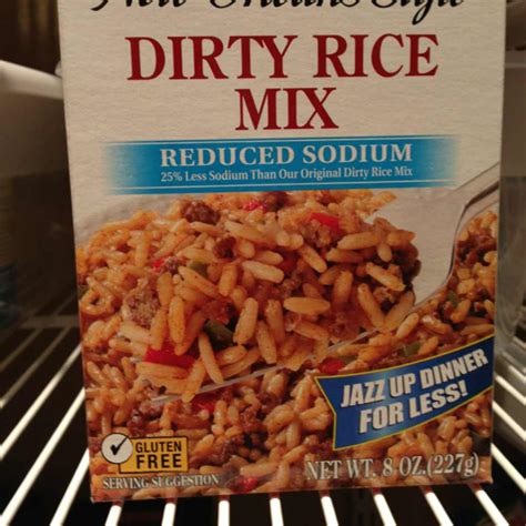 Zatarain's Dirty Rice Mix, Reduced Sodium: Calories, Nutrition Analysis ...