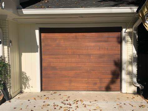 Contemporary Wood Garage Doors