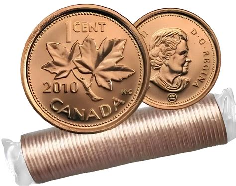 2010 Magnetic Canada 1 Cent Original Roll 19