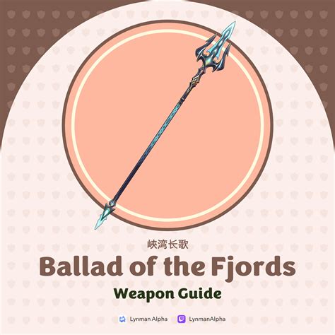 Ballad of the Fjords | Weapon Guide Genshin Impact | HoYoLAB - guide to ballad genshin
