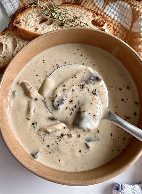 Best Creamy Mushroom Soup Recipe Cream Of Mushroom Soup