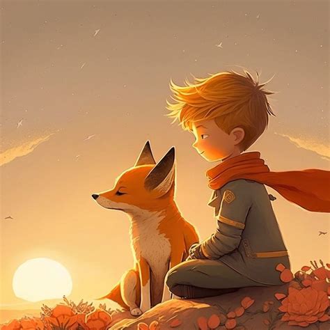 Маленький принц и Лис в 2023 г | Иллюстрации лисы, Иллюстрации, Милые ...