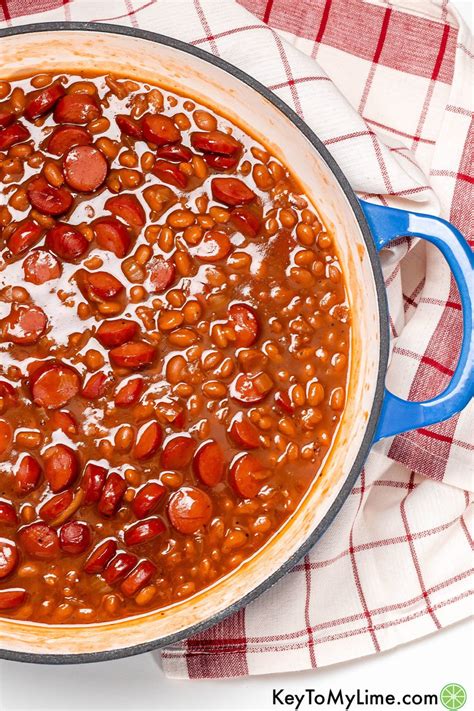 BEST Homemade Beanie Weenies {Quick and Easy Recipe VIDEO} - Key To My Lime