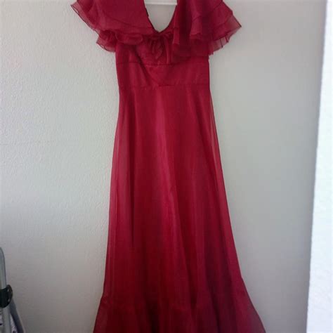 JCPenney Women's Red Dress | Depop