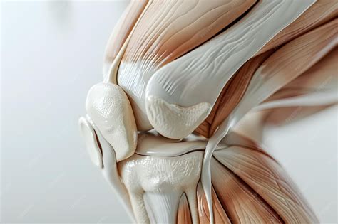 Detailed D Rendering of the Human Knee Anatomy with Skeletal Muscular ...
