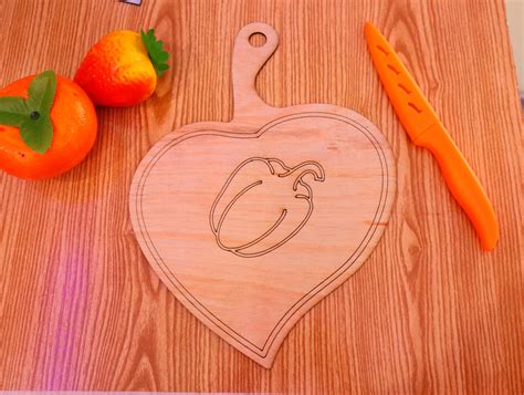 Laser Cut Food Cutting Board DXF File Free Download - 3axis.co