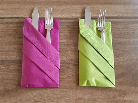 Three Pocket Fold Napkin Tutorial