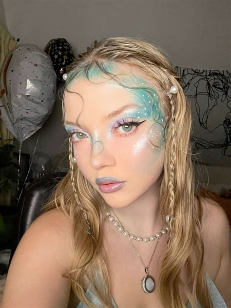 Siren Halloween makeup in 2025 | Mermaid makeup, Mermaid makeup ...