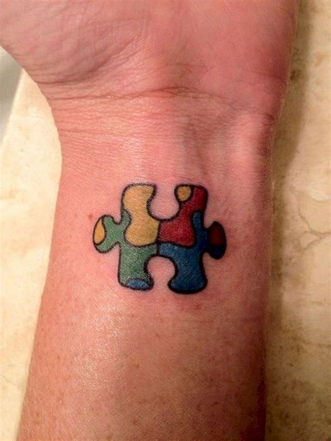 Puzzle Piece Autism Tattoo
