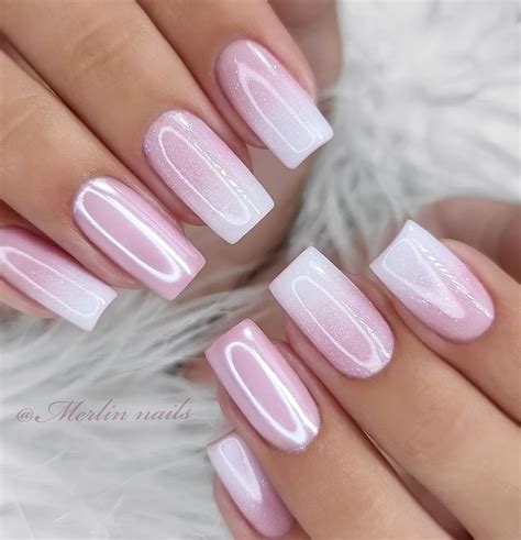 60+ Stunning Pink To White Ombre Nail Ideas (2024) - DrExplains