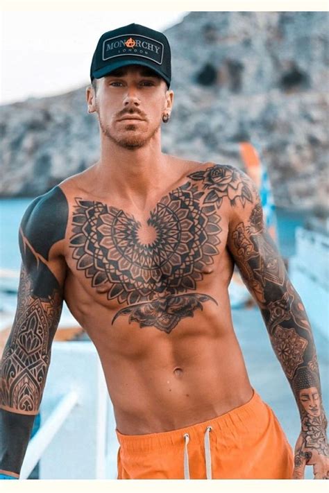 "Artistry on Display: Showcasing the Finest Chest and Arm Tattoo ...