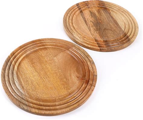 Wood Charger Plates