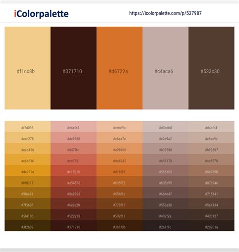 195+ Buff Color Palettes & Gradient Ideas | iColorPalette