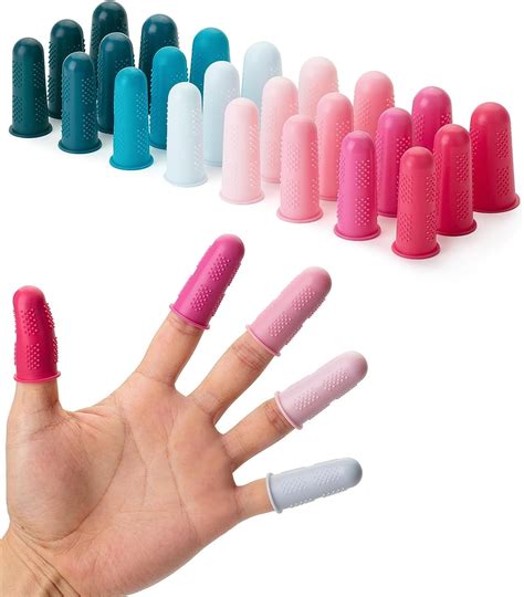 Mr. Pen- Hot Glue Gun Finger Protectors, 24 pcs, Silicone Finger ...