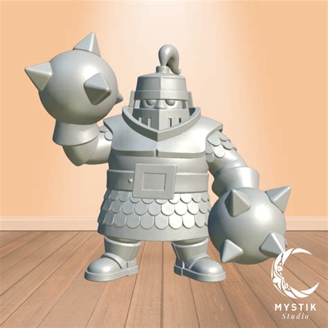 🐉 Mega Knight/ Mega Knight- Clash Royale・ STL File for 3D printing・Cults