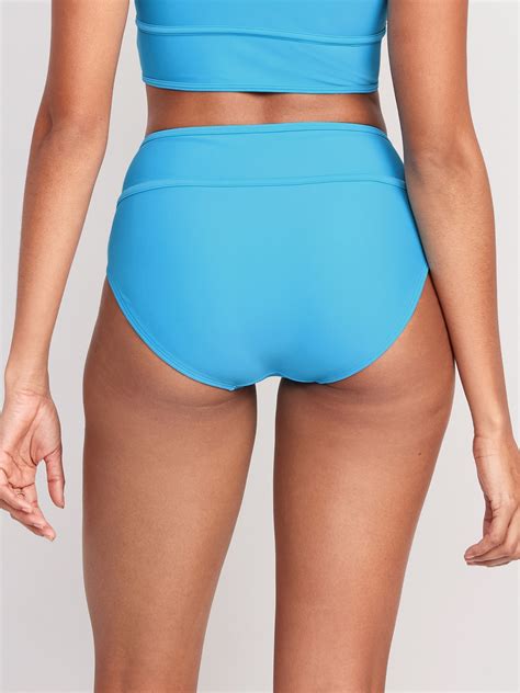 High-Waisted Bikini Swim Bottoms | Old Navy
