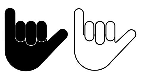 Hang Loose Hand Sign