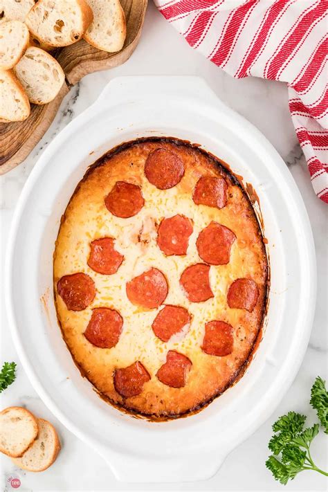Best Crockpot Pizza Dip - Take Two Tapas