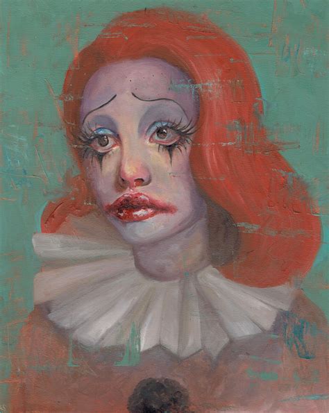 Sad Clown Painting Art Print - Etsy