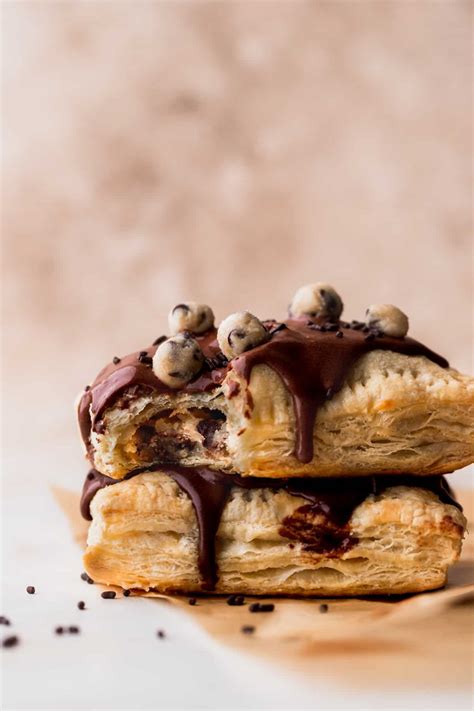 Chocolate Cookie Dough Pop Tarts - Stephanie's Sweet Treats
