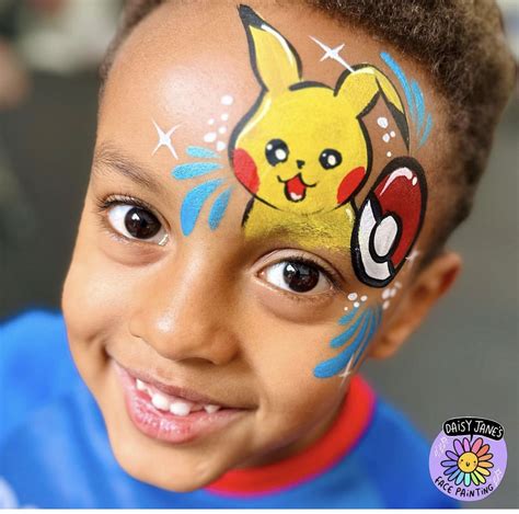 Pin by Eliana RuizG on 2° Sofía | Pikachu face painting, Face painting ...